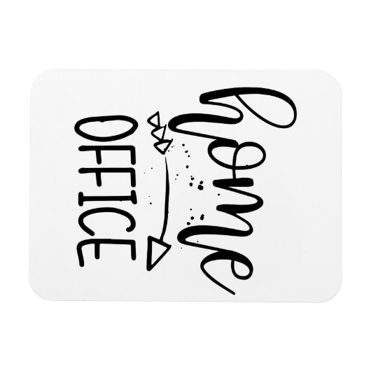 Zuhause Office Fixer-Upper Office Zuhause Workspac Magnet (Horizontal)