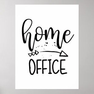 Zuhause Office Fixer-Upper Office Zuhause Workspac Poster