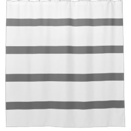 Zuhause Office für graue und weiße Streifen Duschvorhang
