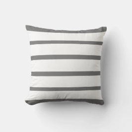 Zuhause Office für graue und weiße Streifen Kissen