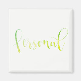 Zuhause Office Green Magnet