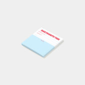 Zuhause Office-Mitarbeiter hohe Priorität Erinneru Post-it Klebezettel (angewinkelt)