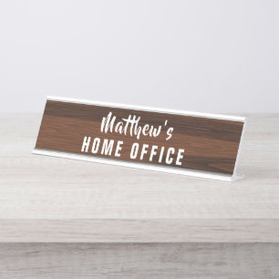 Zuhause Office Personalisiert Desk Name Plate Schreibtischnamensplakette