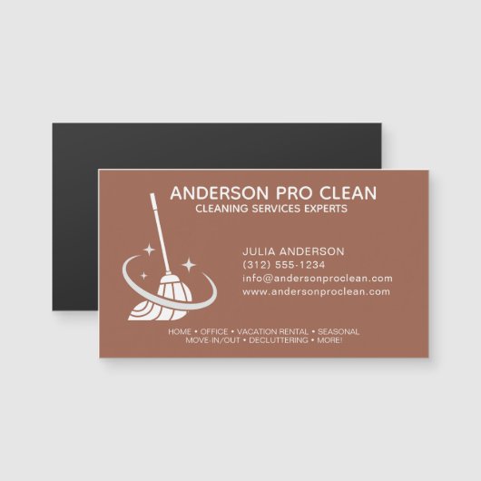 Zuhause & Office Pro Reinigung Magnetkarte (Vorne/Hinten)