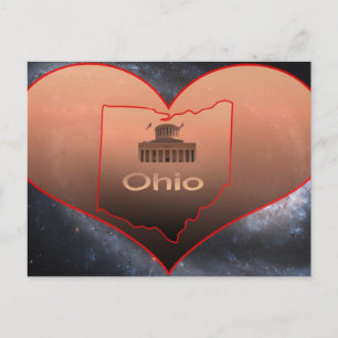 Zuhause Ohio Postkarte