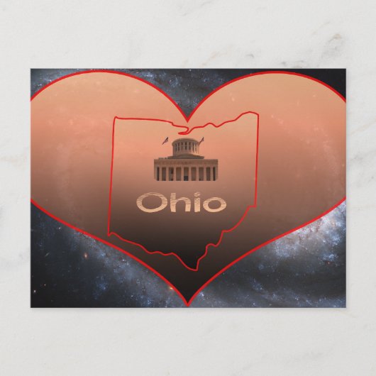 Zuhause Ohio Postkarte (Vorderseite)