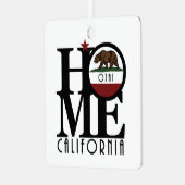 ZUHAUSE Ojai Kalifornien Ornament Aus Metall (Vorderseite links)