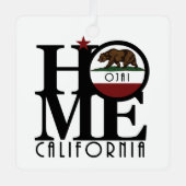 ZUHAUSE Ojai Kalifornien Ornament Aus Metall (Vorderseite)