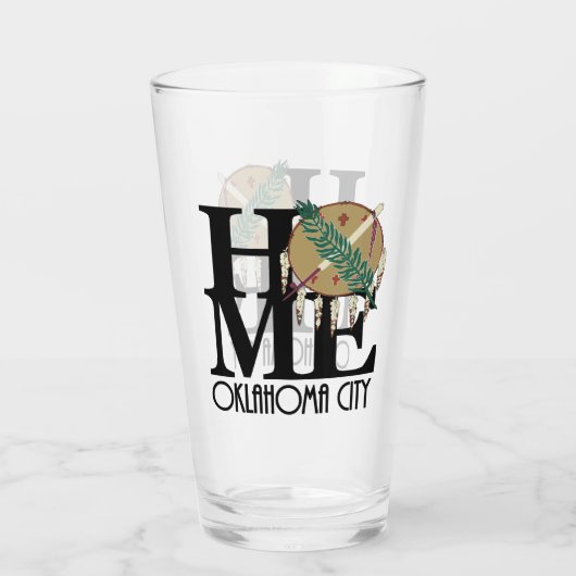 ZUHAUSE Oklahoma City Glas (Rückseite)