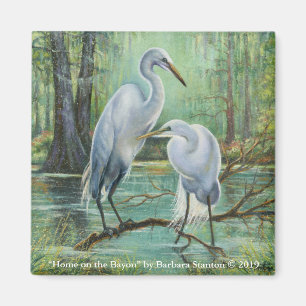 "Zuhause on the Bayou" Magnet
