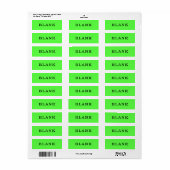 Zuhause-Organisation Blank-Bright-Green-Custom-Lab (Vorne)