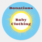 Zuhause-Organisation-Speicherideen Runder Aufkleber (Vorderseite)