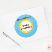 Zuhause-Organisation-Speicherideen Runder Aufkleber (Umschlag)