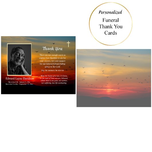 Zuhause Orthodox Foto Memorial Vielen Dank Dankeskarte