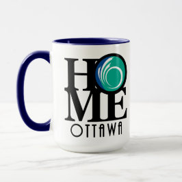 ZUHAUSE Ottawa 15oz (Stadtflagge) Tasse