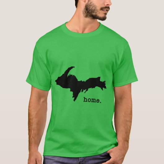 Zuhause Oversized von Upper Michigan T-Shirt (Vorderseite)