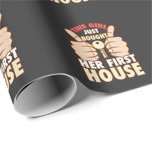 Zuhause Owner Geschenkpapier (Rolleneckpunkt)