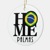 ZUHAUSE Palmas Keramik Ornament (Links)