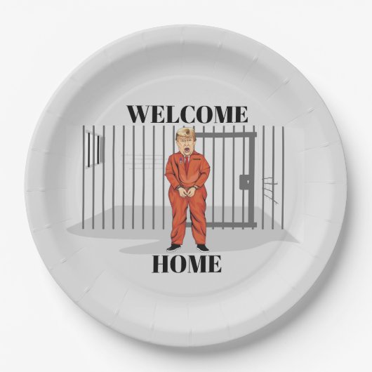 Zuhause Paper Plate Pappteller (Vorderseite)