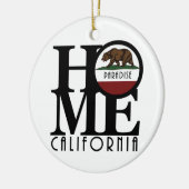 ZUHAUSE Paradies Kalifornien Keramik Ornament (Links)