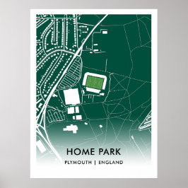 Zuhause Park Poster - Zuhause von Plymouth Raute F