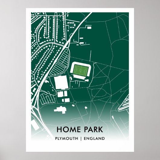 Zuhause Park Poster - Zuhause von Plymouth Raute F (Vorne)