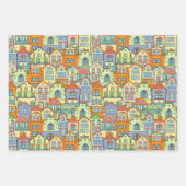 Zuhause-Party für den Haushalt Geschenkpapier Set (Vorderseite 3)