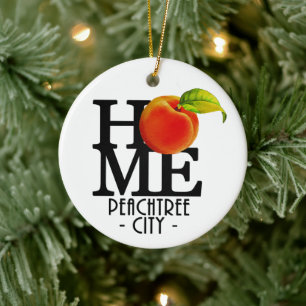 ZUHAUSE Peachtree City Keramik Ornament