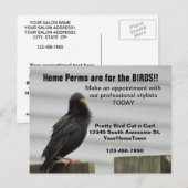 Zuhause Perm Salon Mailer Postkarte (Vorne/Hinten)