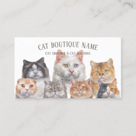 Zuhause Pet Cats Visitenkarte