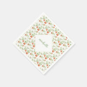 Zuhause-Pflanze in Keramik-Pools Wasserfarbmuster Serviette (Ecke)