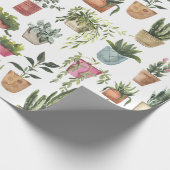 Zuhause-Pflanze-Wrapper Geschenkpapier (Ecke)
