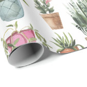 Zuhause-Pflanze-Wrapper Geschenkpapier (Rolleneckpunkt)