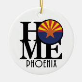 ZUHAUSE Phoenix Arizona Keramik Ornament (Vorne)