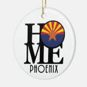 ZUHAUSE Phoenix Arizona Keramik Ornament (Links)