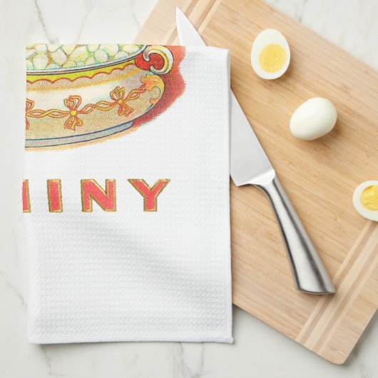 Zuhause Plate Hominy Grits Küchentuch (Viertel Falte)