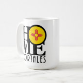 ZUHAUSE Portales New Mexico 15oz Kaffeetasse (Vorderseite Links)