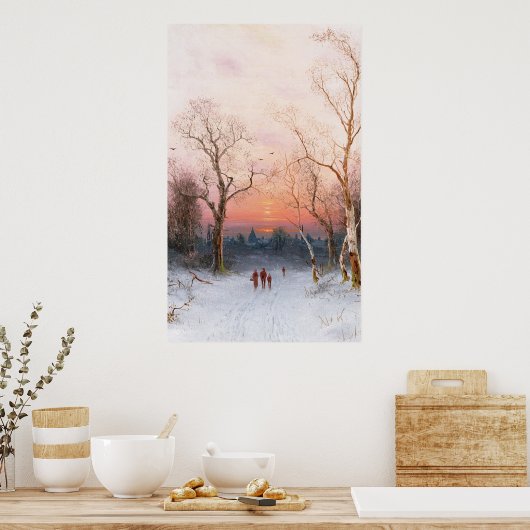 Zuhause Poster (Küche)