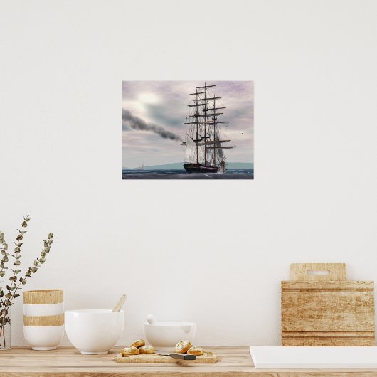 Zuhause Poster (Küche)