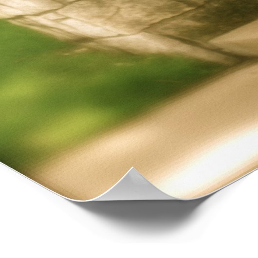 Zuhause Poster mit Jane Austen Zitat (Ecke)