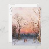 Zuhause Postkarte (Vorne/Hinten)