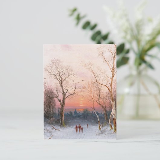 Zuhause Postkarte (Stehend Vorderseite)