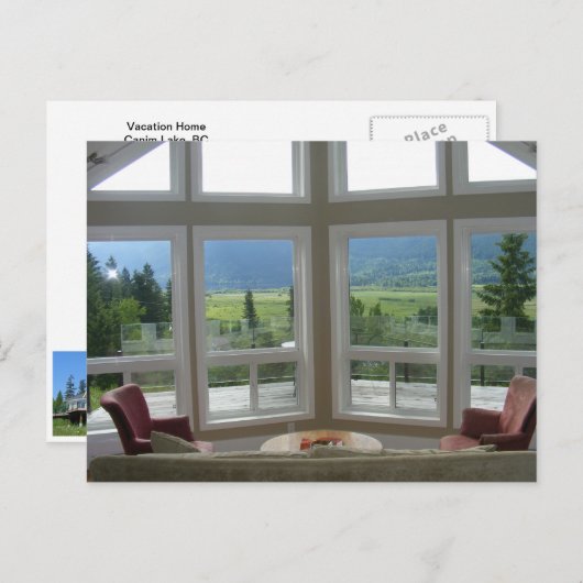 Zuhause Postkarte (Vorne/Hinten)