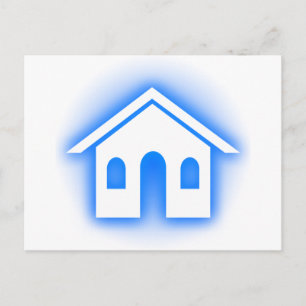 Zuhause Postkarte