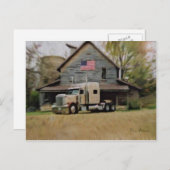 Zuhause Postkarte (Vorne/Hinten)