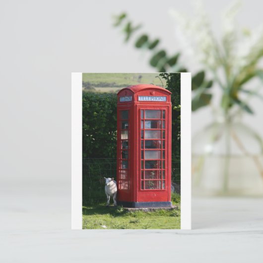 Zuhause Postkarte (Stehend Vorderseite)