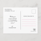 Zuhause-Postkarte Postkarte (Rückseite)