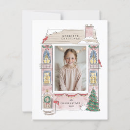 Zuhause-Postkarte Postkarte