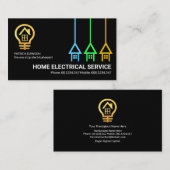 Zuhause-Power-Stecker für kreative Vertikal Visitenkarte (Vorne/Hinten)