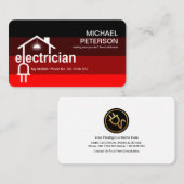 Zuhause-Power-Steckverbinder Visitenkarte (Vorne/Hinten)